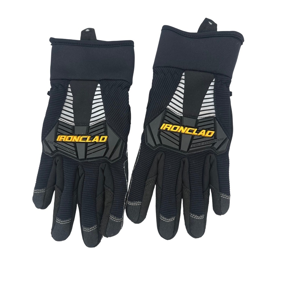 Ironclad Cold Condition Work Gloves Men M Black Insulated Winter Safety Gear
